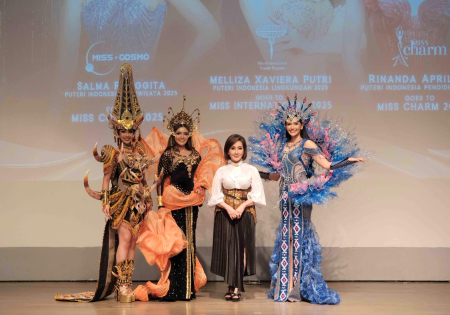 Tiga Puteri Indonesia Siap Harumkan Nama Bangsa di Panggung Internasional 2025